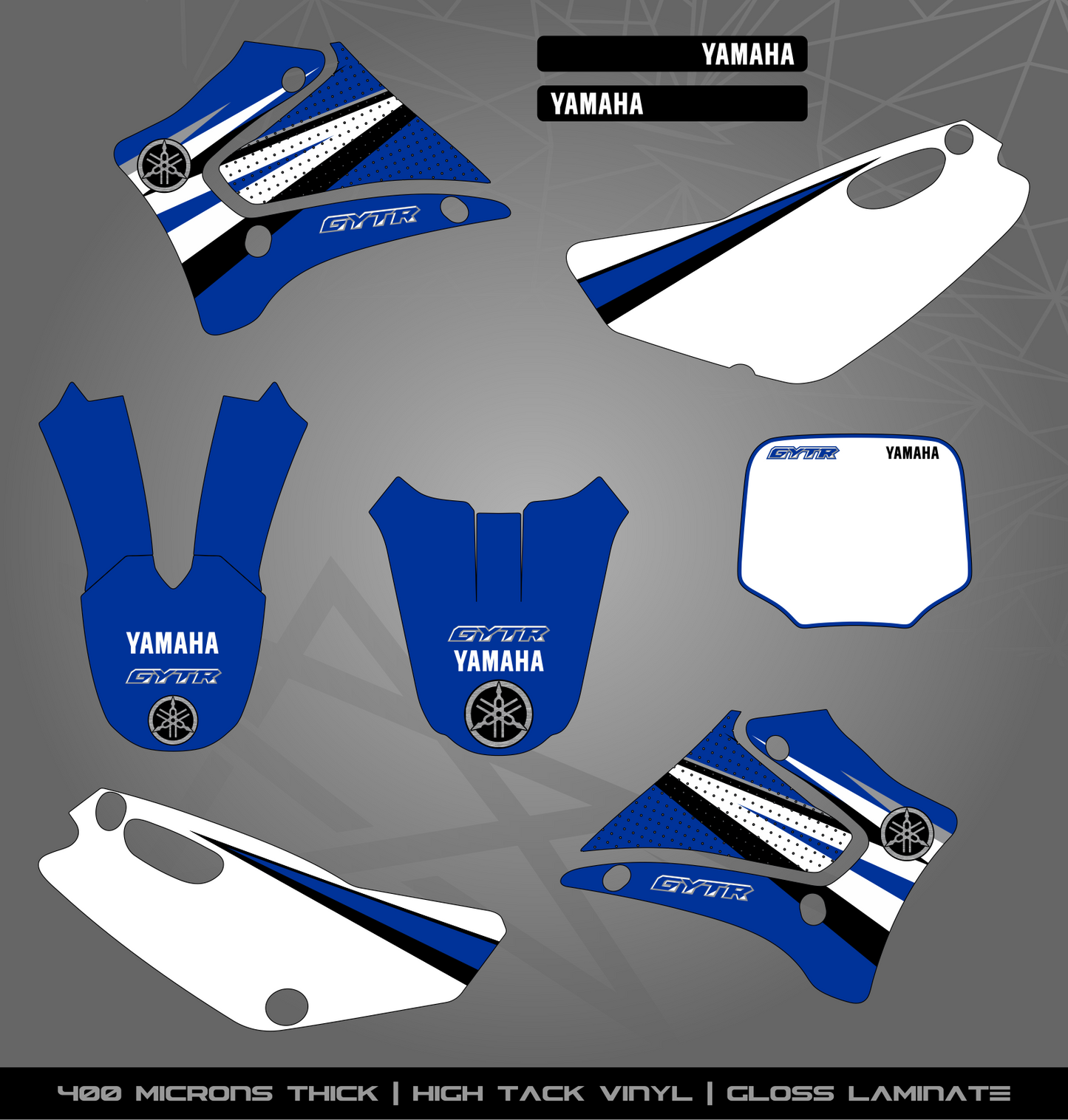 Full Sticker Kit for Yamaha MX bike