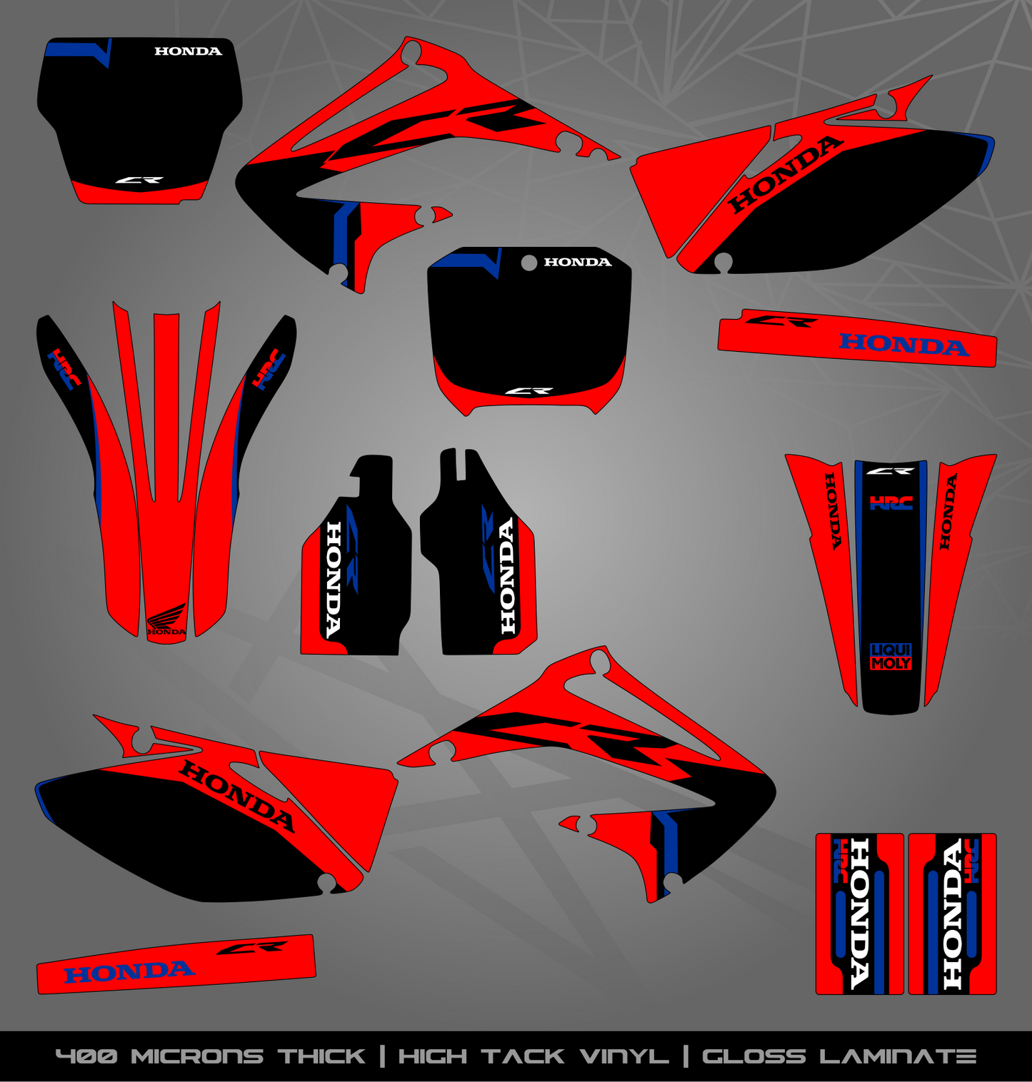 Full Sticker Kit for Honda MX bike