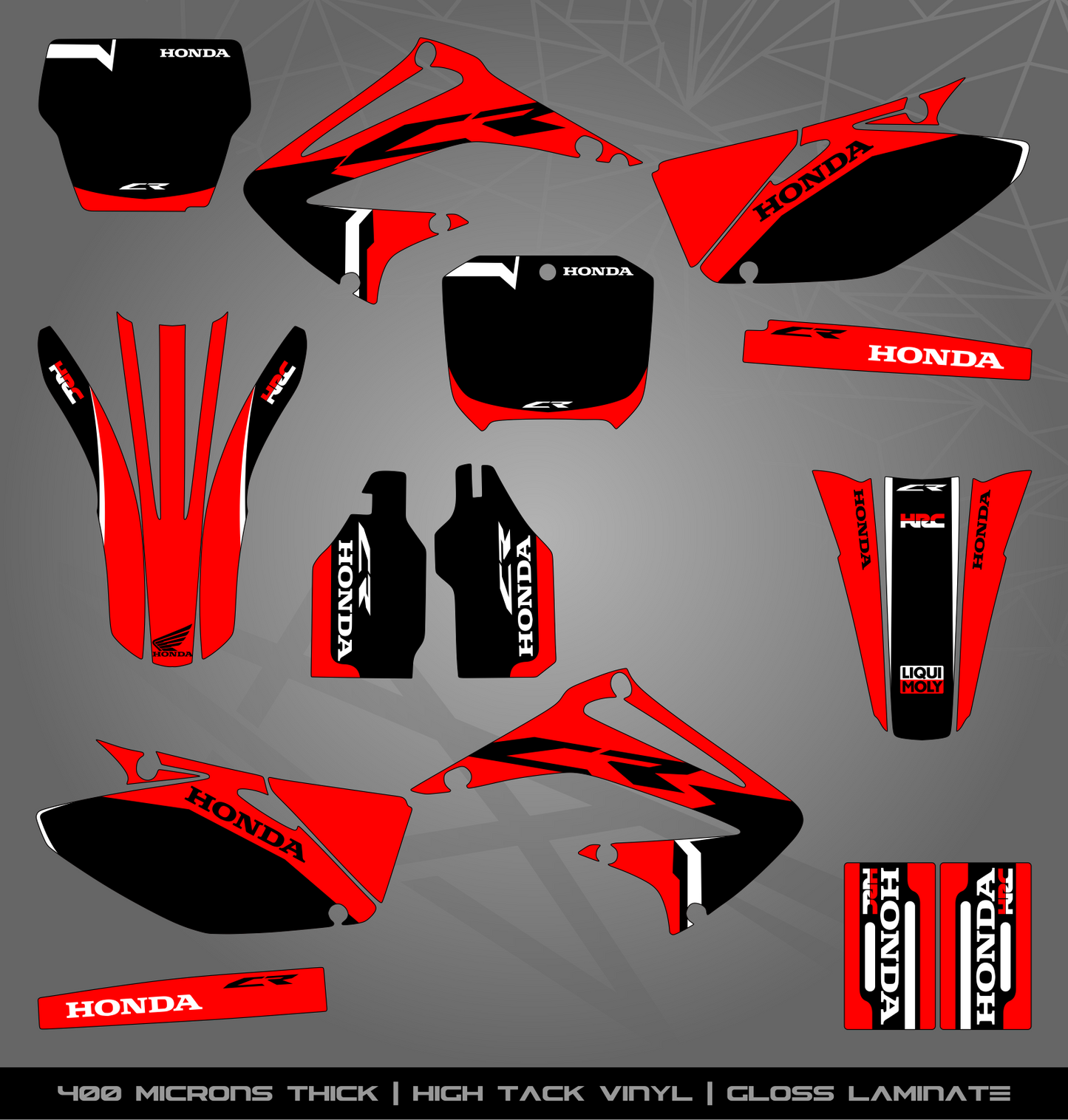 Full Sticker Kit for Honda MX bike