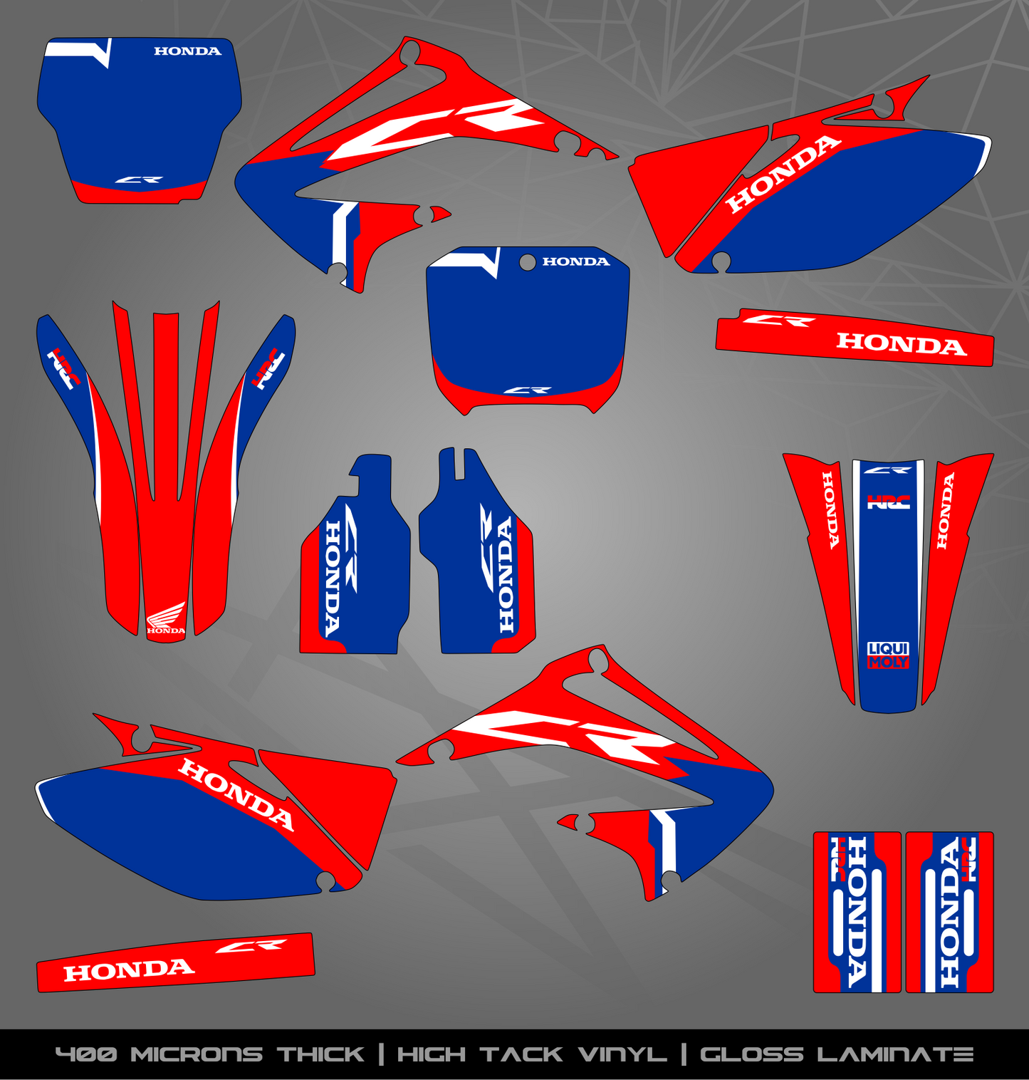 Full Sticker Kit for Honda MX bike