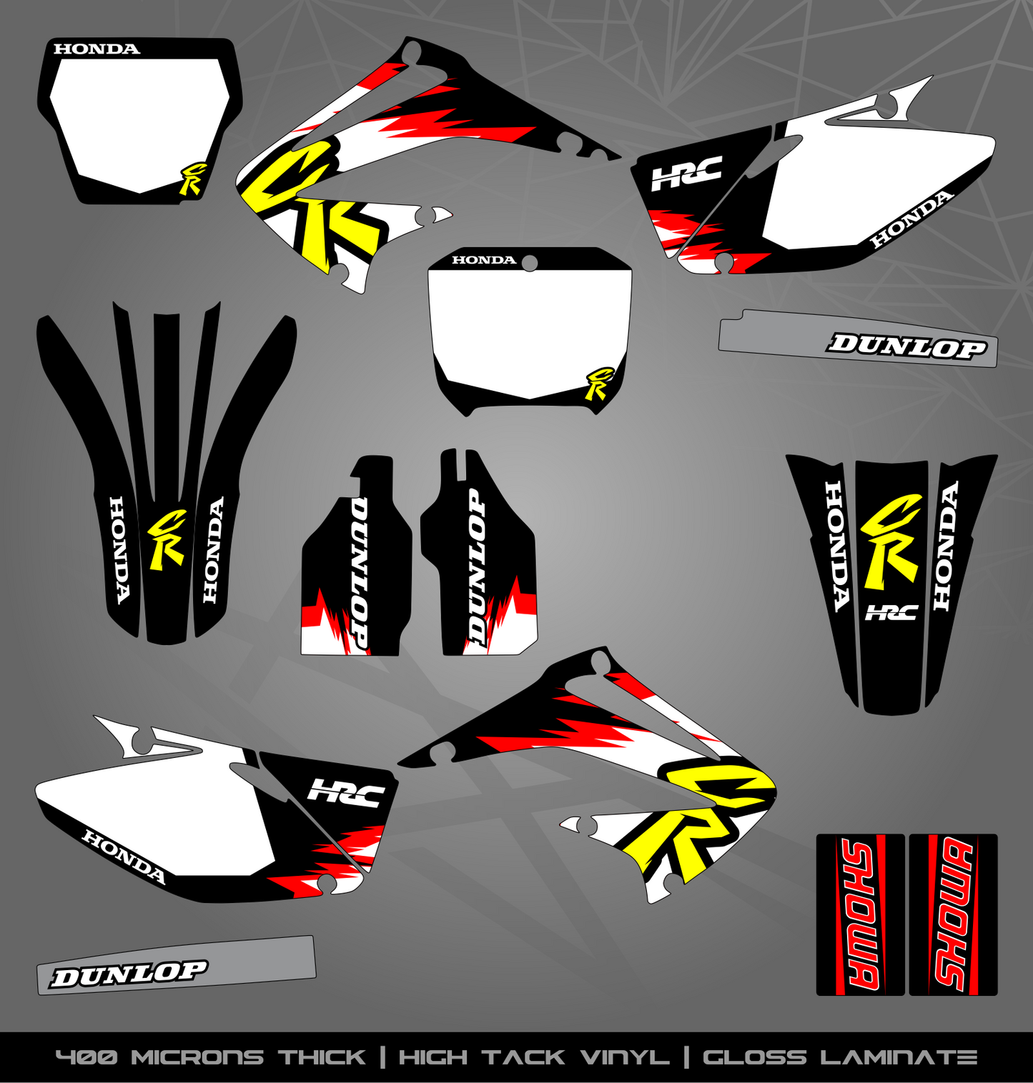 Full Sticker Kit for Honda MX bike