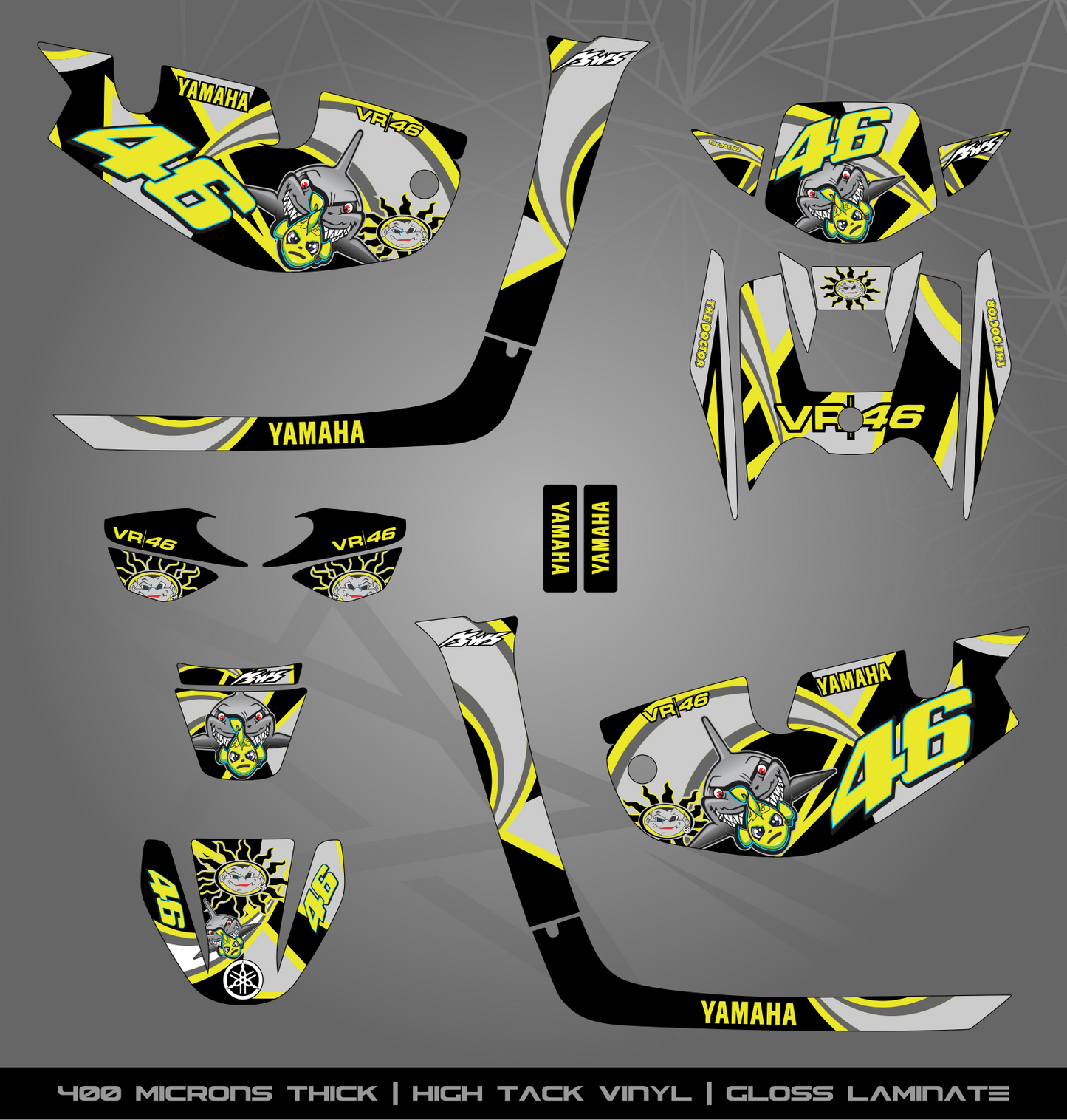 Full Sticker Kit for Yamaha BWS 100 2T (2002-2011)