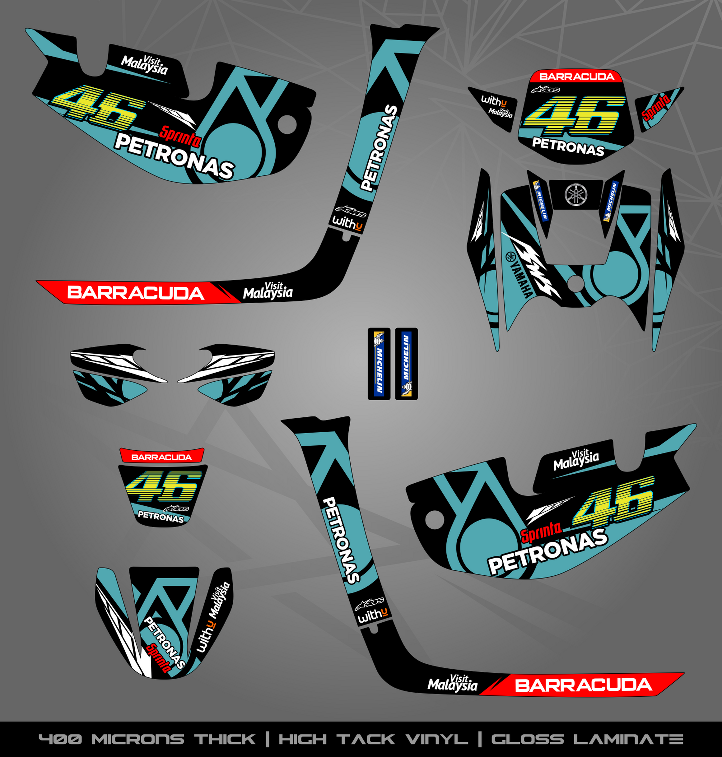 Full Sticker Kit for Yamaha BWS 100 2T (2002-2011)