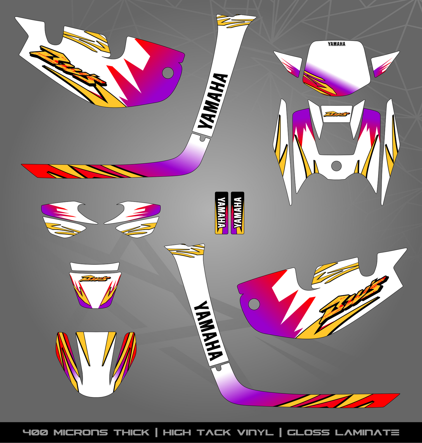 Full Sticker Kit for Yamaha BWS 100 2T (2002-2011)
