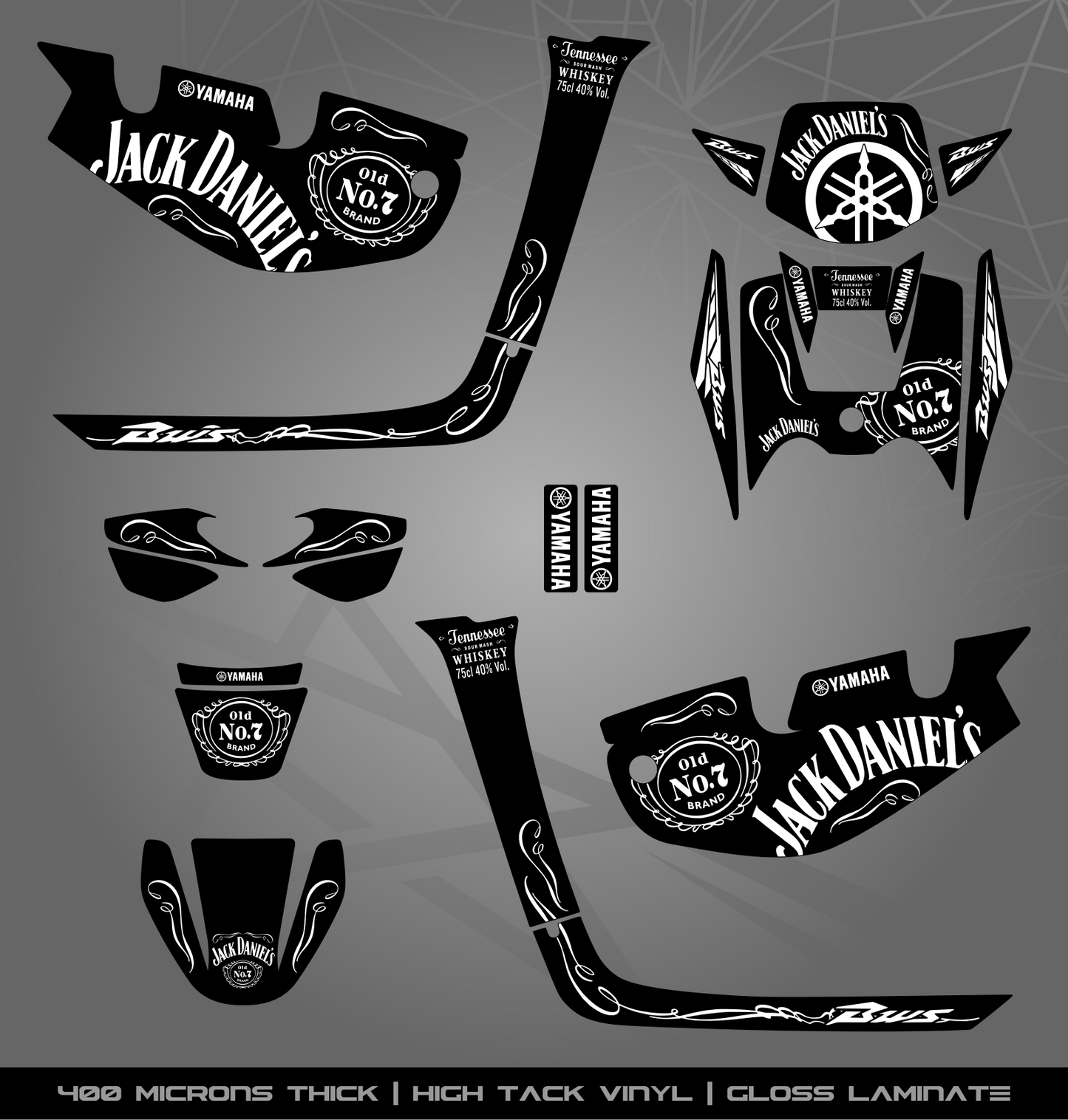 Full Sticker Kit for Yamaha BWS 100 2T (2002-2011)