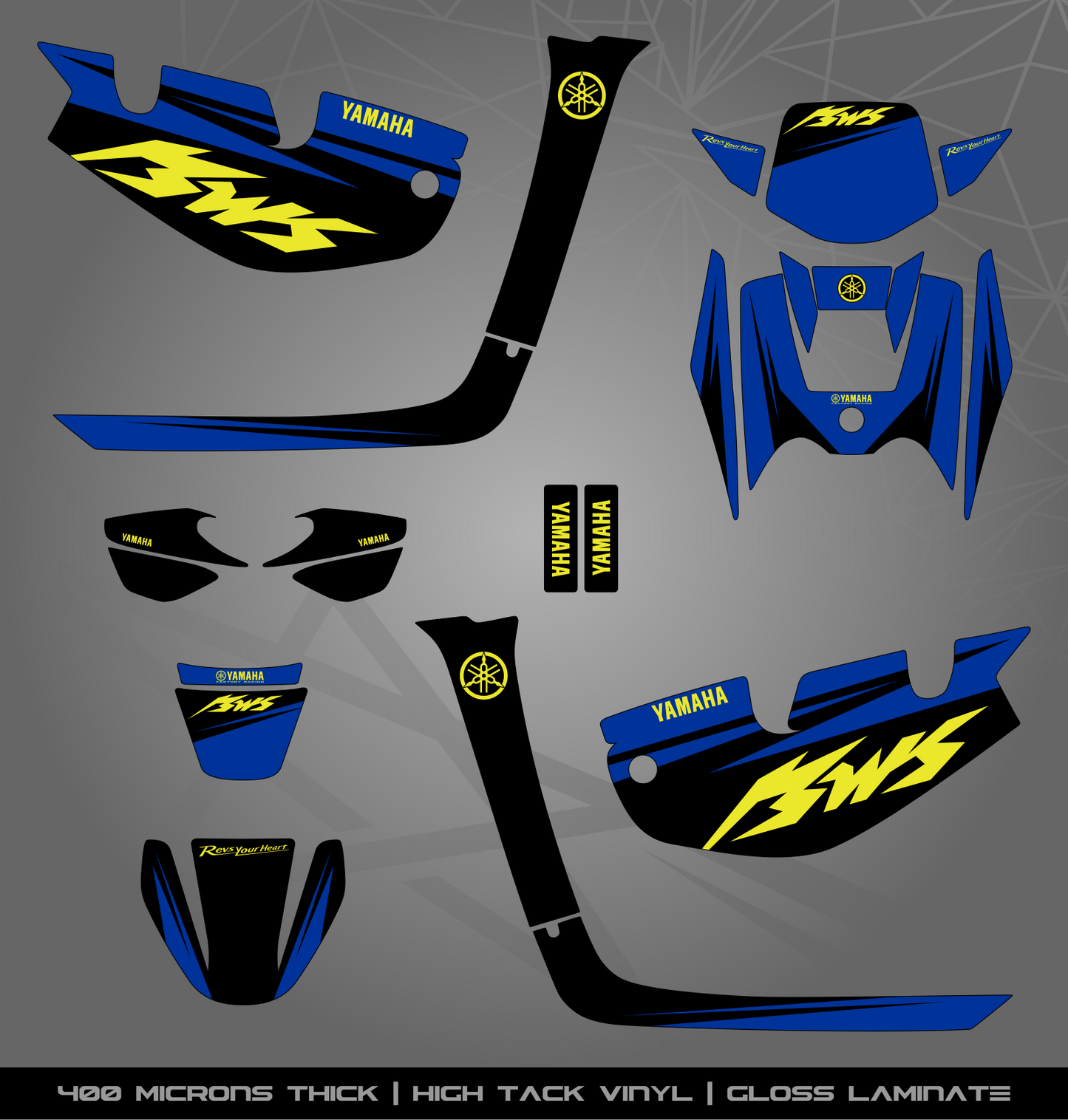 Full Sticker Kit for Yamaha BWS 100 2T (2002-2011)