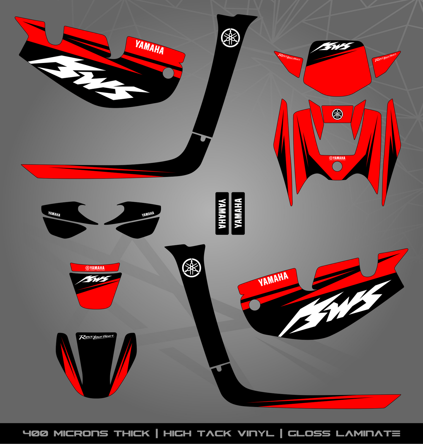 Full Sticker Kit for Yamaha BWS 100 2T (2002-2011)