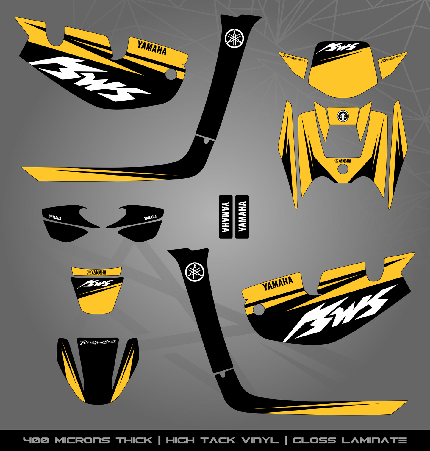 Full Sticker Kit for Yamaha BWS 100 2T (2002-2011)