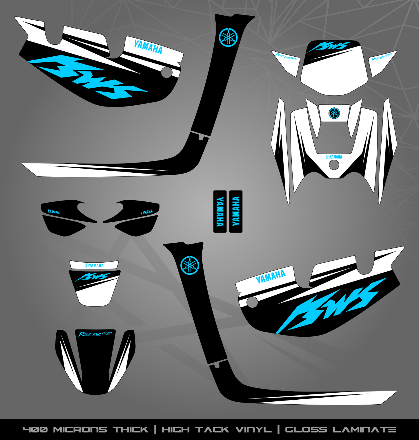 Full Sticker Kit for Yamaha BWS 100 2T (2002-2011)