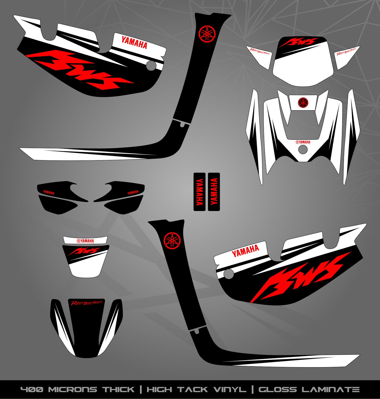 Full Sticker Kit for Yamaha BWS 100 2T (2002-2011)