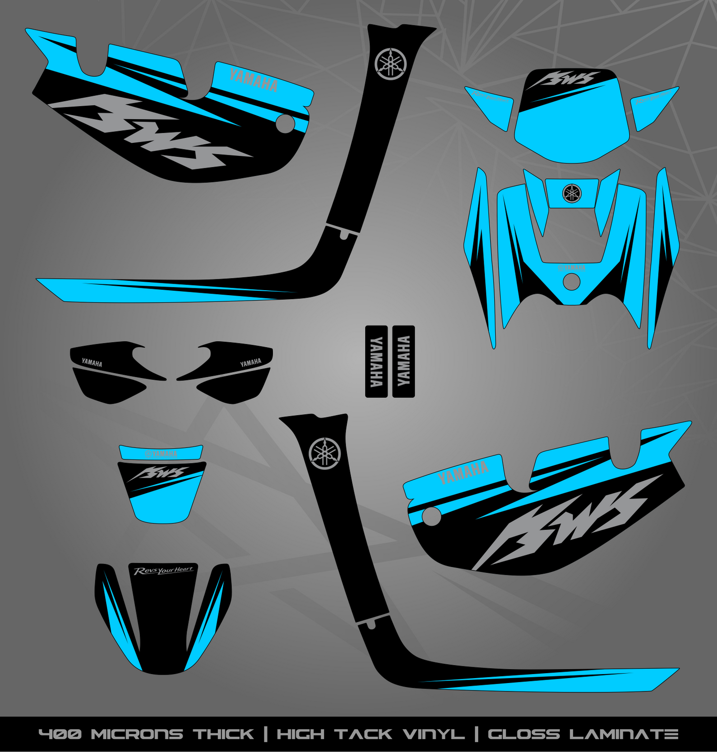 Full Sticker Kit for Yamaha BWS 100 2T (2002-2011)