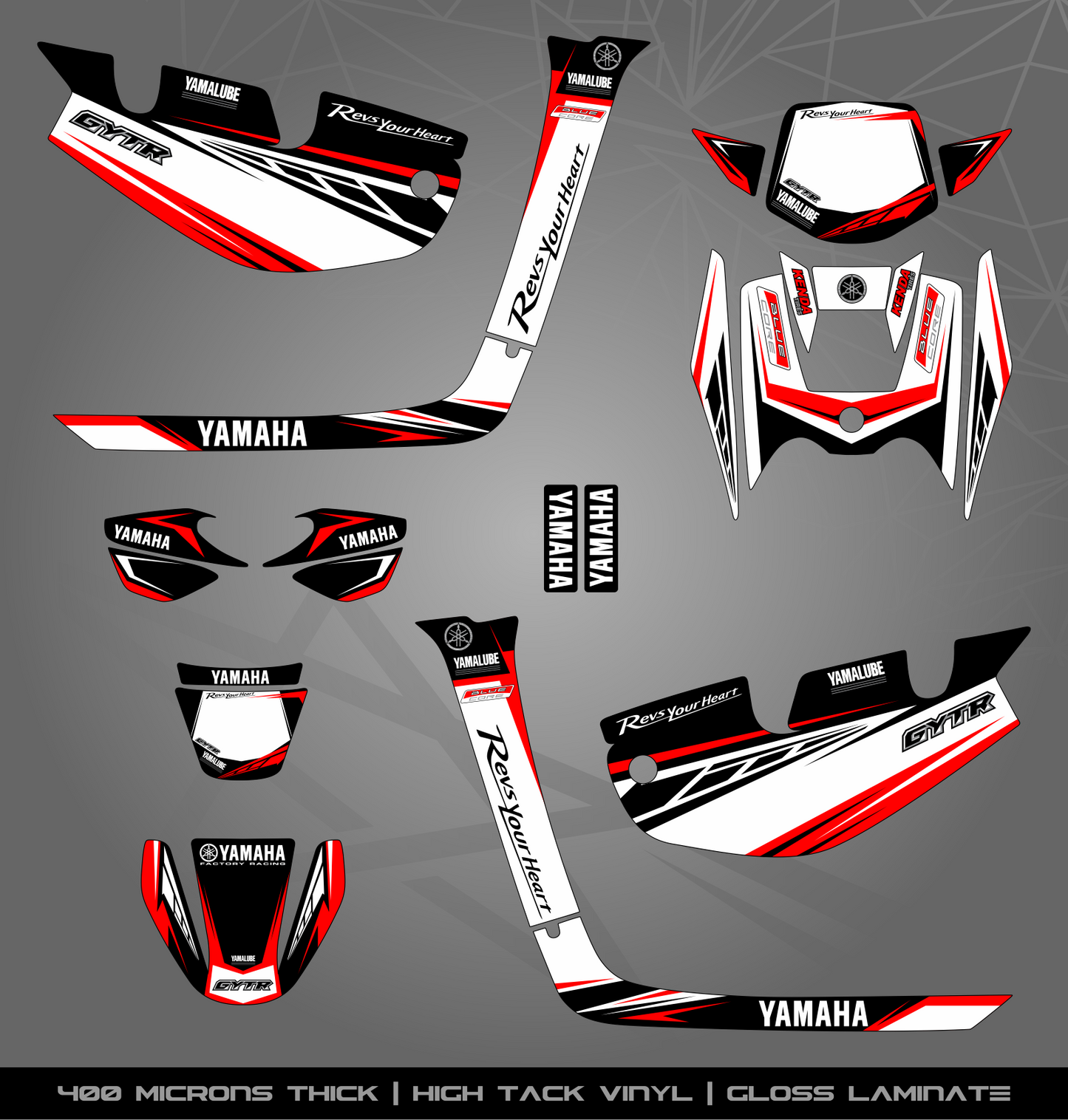 Full Sticker Kit for Yamaha BWS 100 2T (2002-2011)
