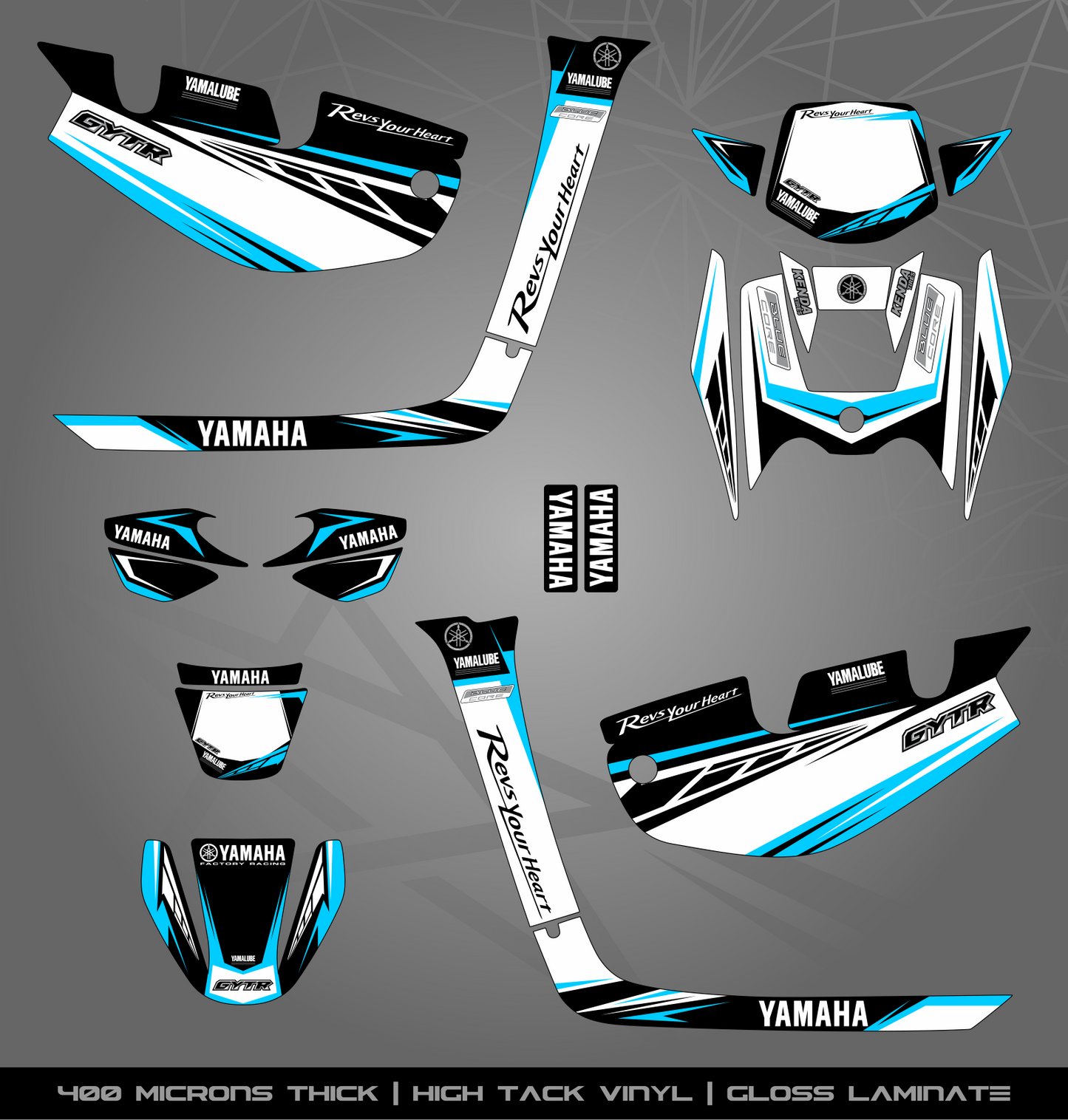 Full Sticker Kit for Yamaha BWS 100 2T (2002-2011)