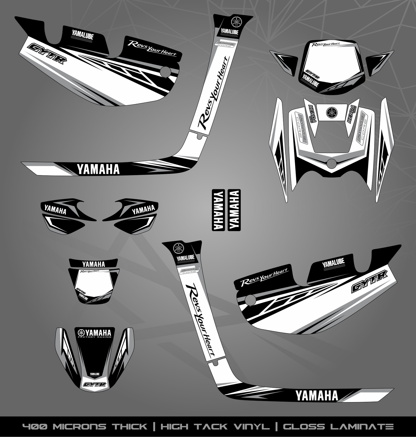 Full Sticker Kit for Yamaha BWS 100 2T (2002-2011)
