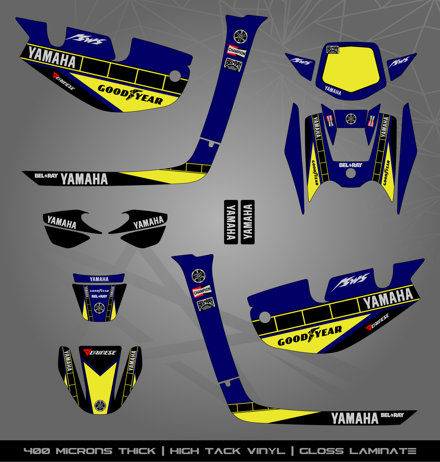 Full Sticker Kit for Yamaha BWS 100 2T (2002-2011)
