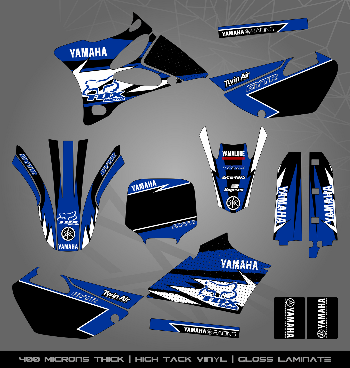 Full Sticker Kit for Yamaha MX bike