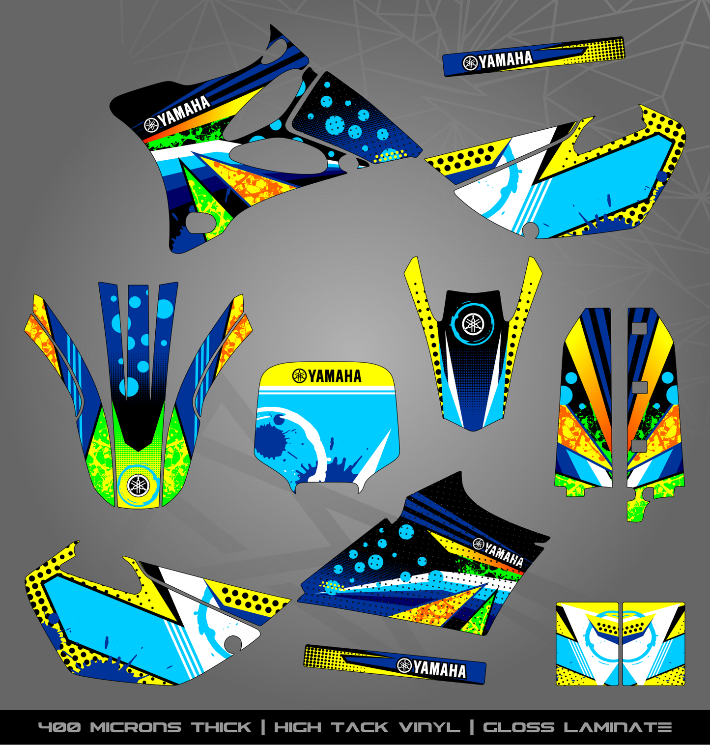 Full Sticker Kit for Yamaha MX bike