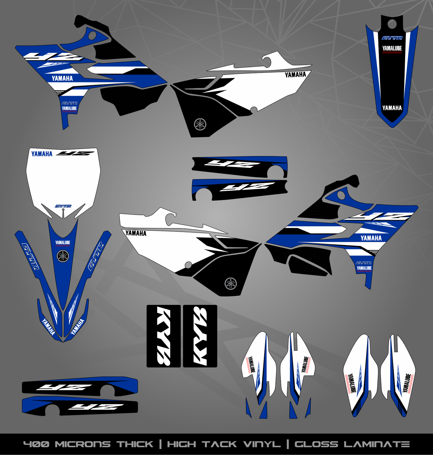 Full Sticker Kit for Yamaha MX bike
