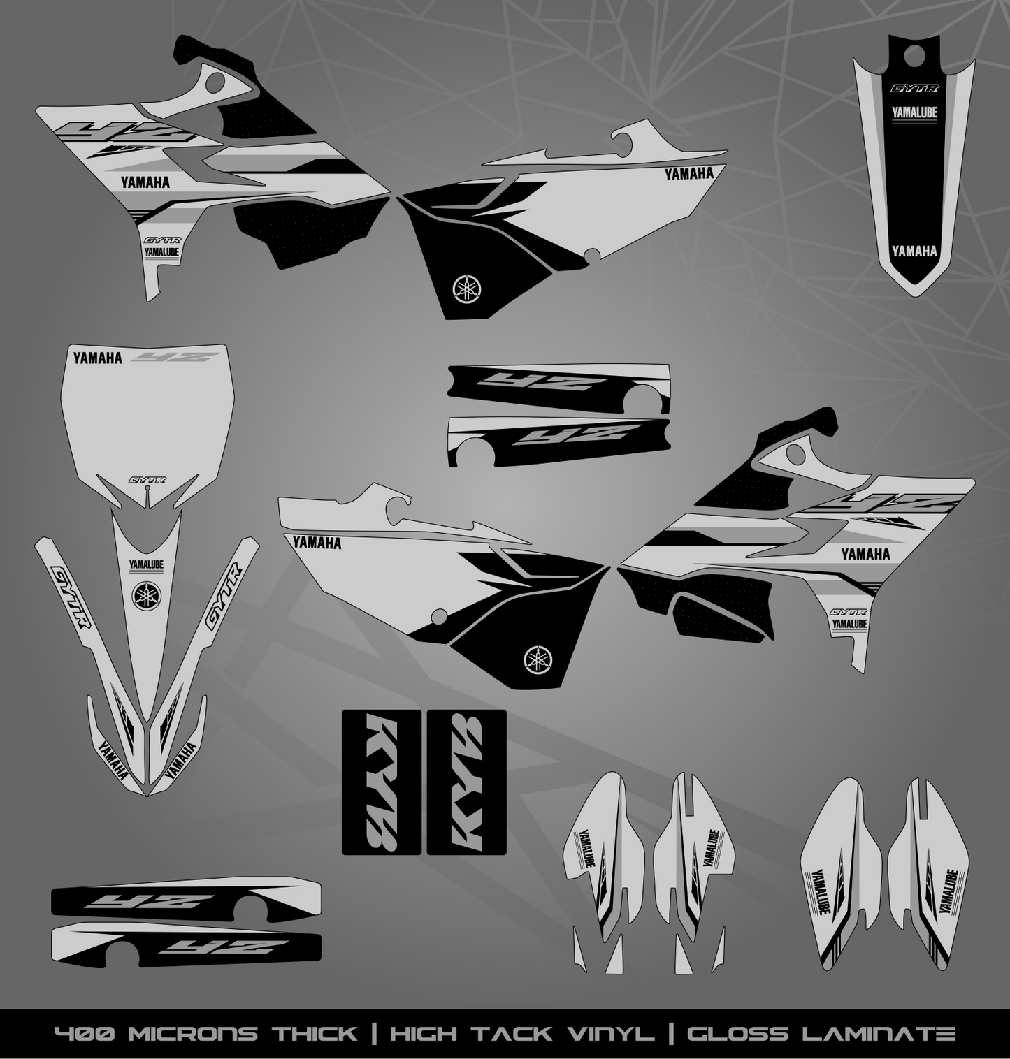 Full Sticker Kit for Yamaha MX bike