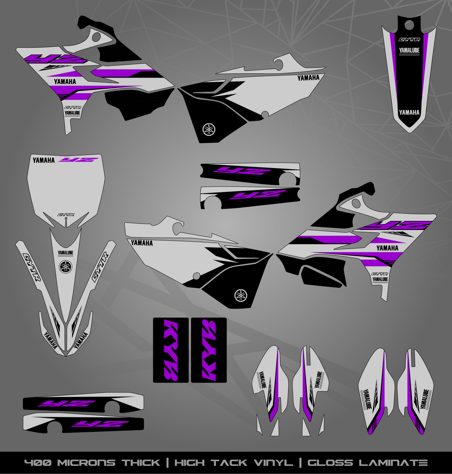 Full Sticker Kit for Yamaha MX bike