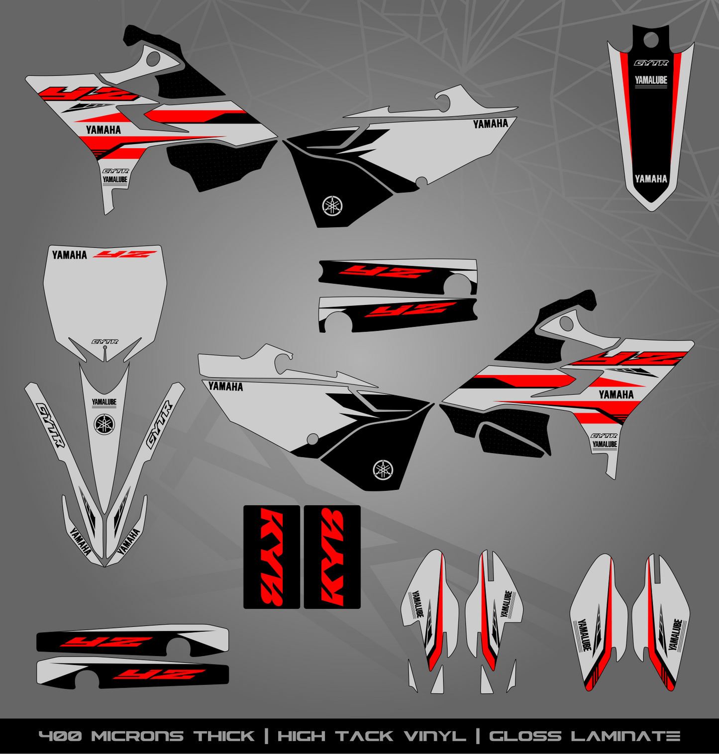 Full Sticker Kit for Yamaha MX bike