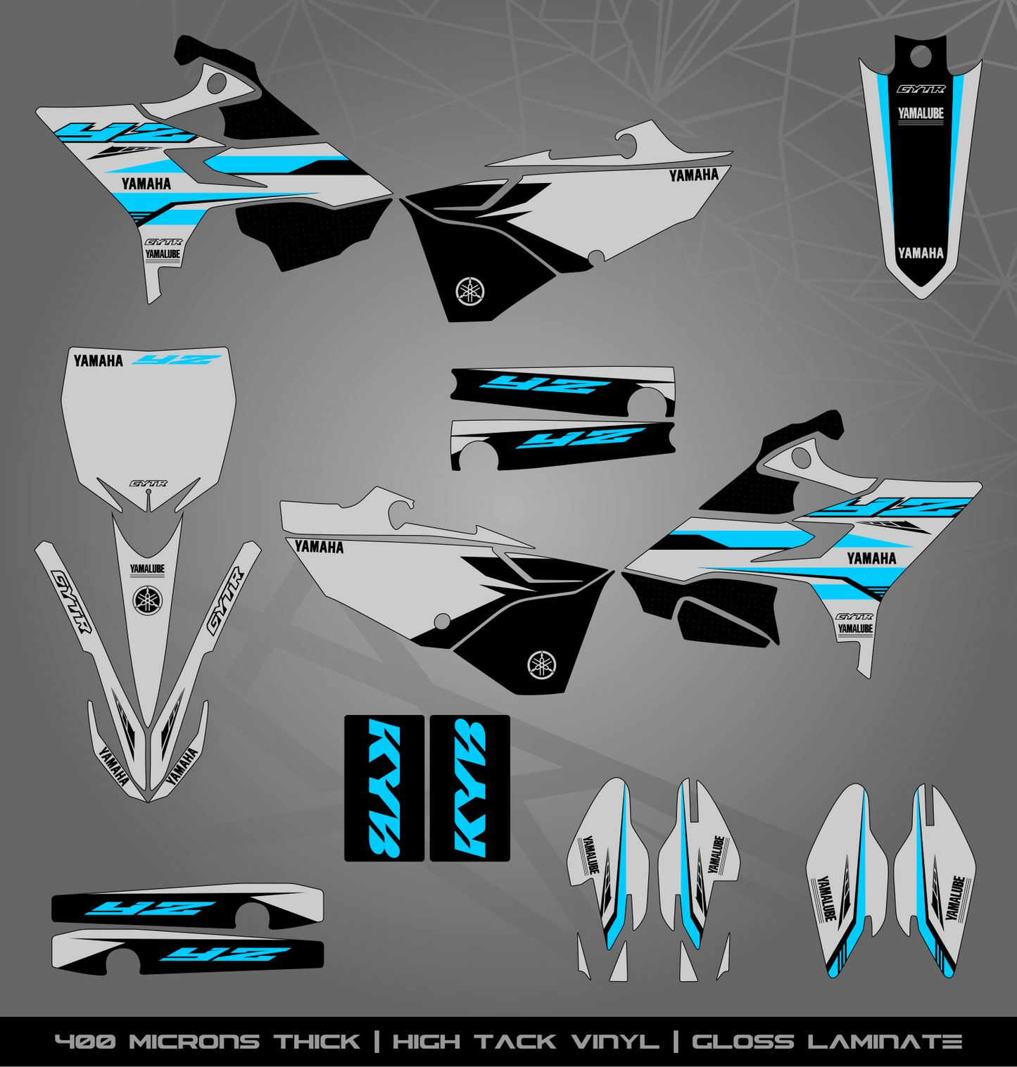 Full Sticker Kit for Yamaha MX bike