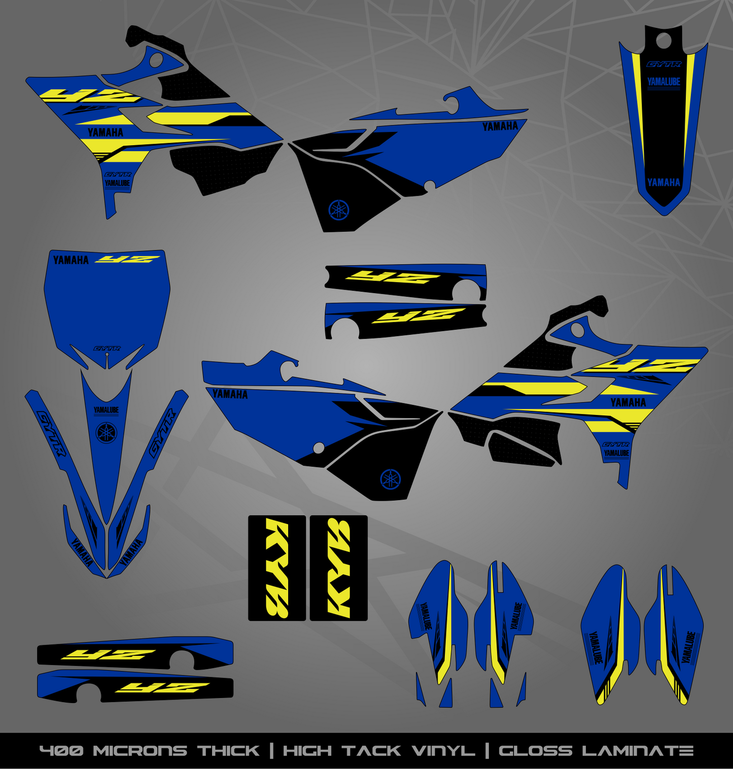 Full Sticker Kit for Yamaha MX bike