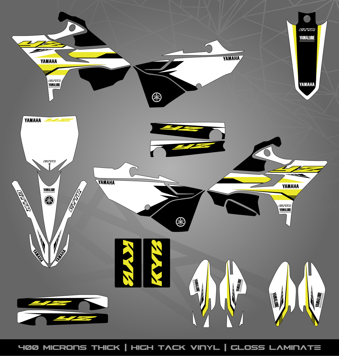 Full Sticker Kit for Yamaha MX bike