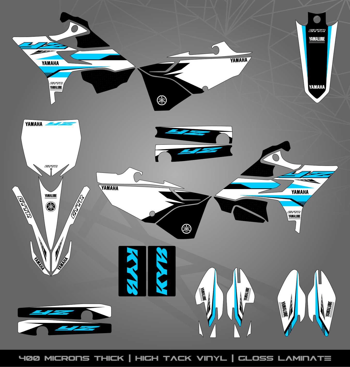 Full Sticker Kit for Yamaha MX bike