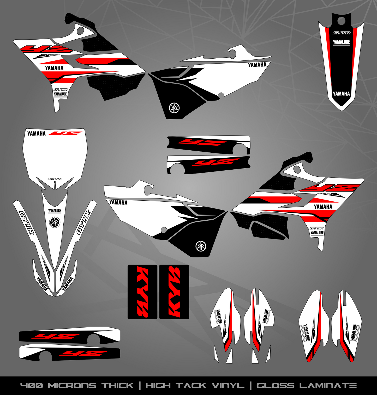 Full Sticker Kit for Yamaha MX bike