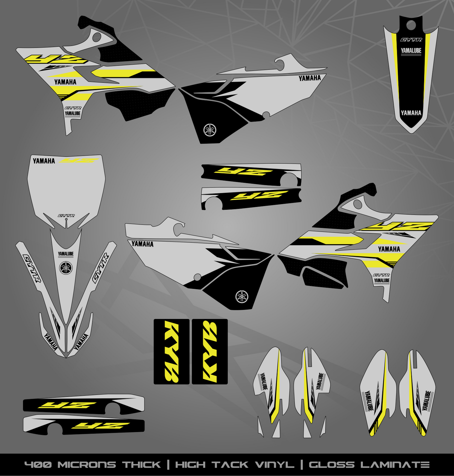 Full Sticker Kit for Yamaha MX bike
