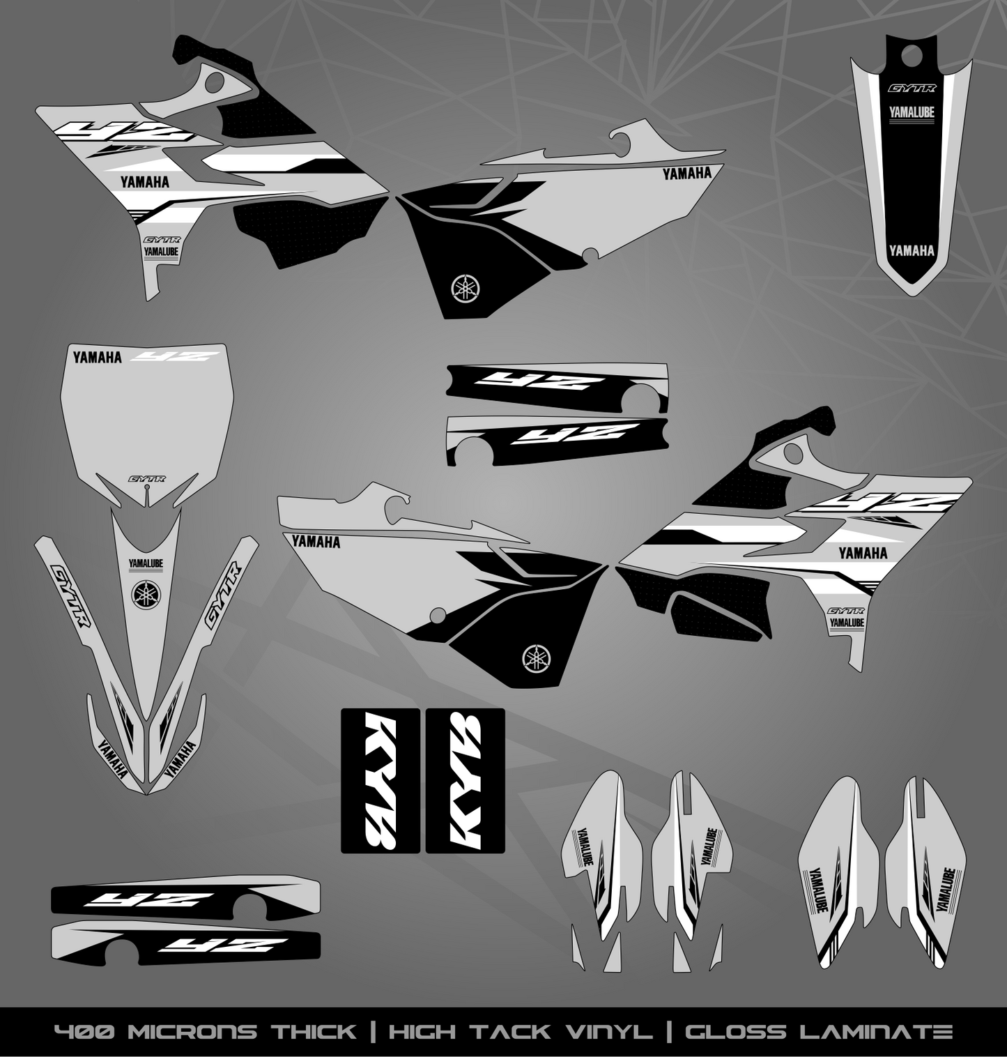 Full Sticker Kit for Yamaha MX bike