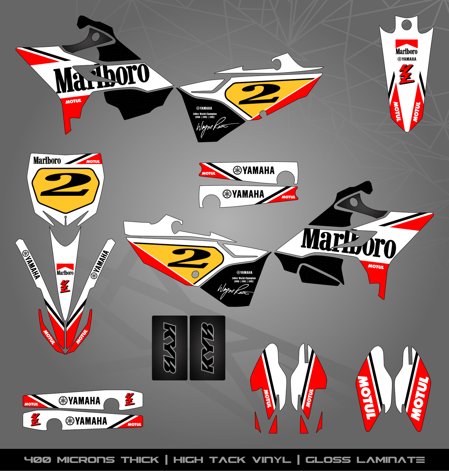 Full Sticker Kit for Yamaha MX bike