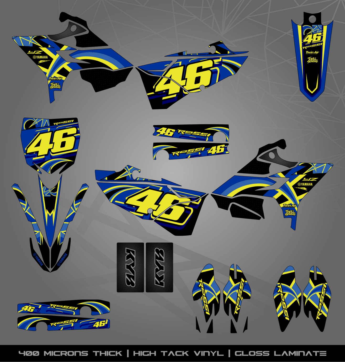 Full Sticker Kit for Yamaha MX bike