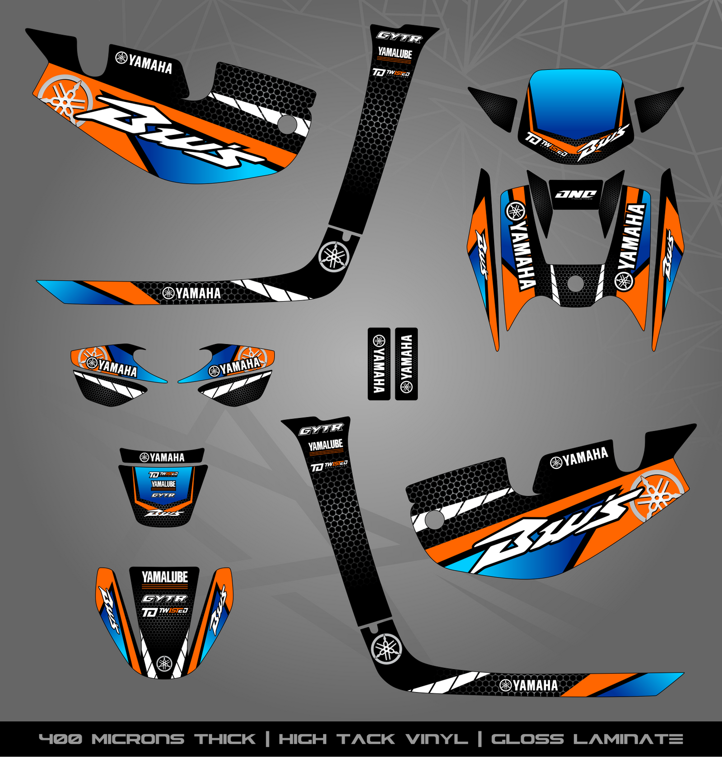 Full Sticker Kit for Yamaha BWS 100 2T (2002-2011)