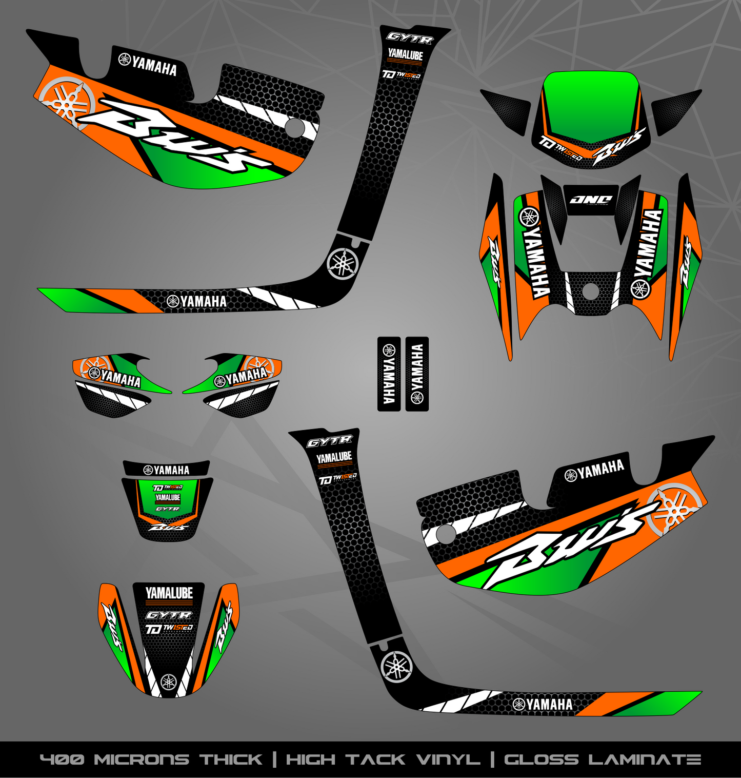 Full Sticker Kit for Yamaha BWS 100 2T (2002-2011)