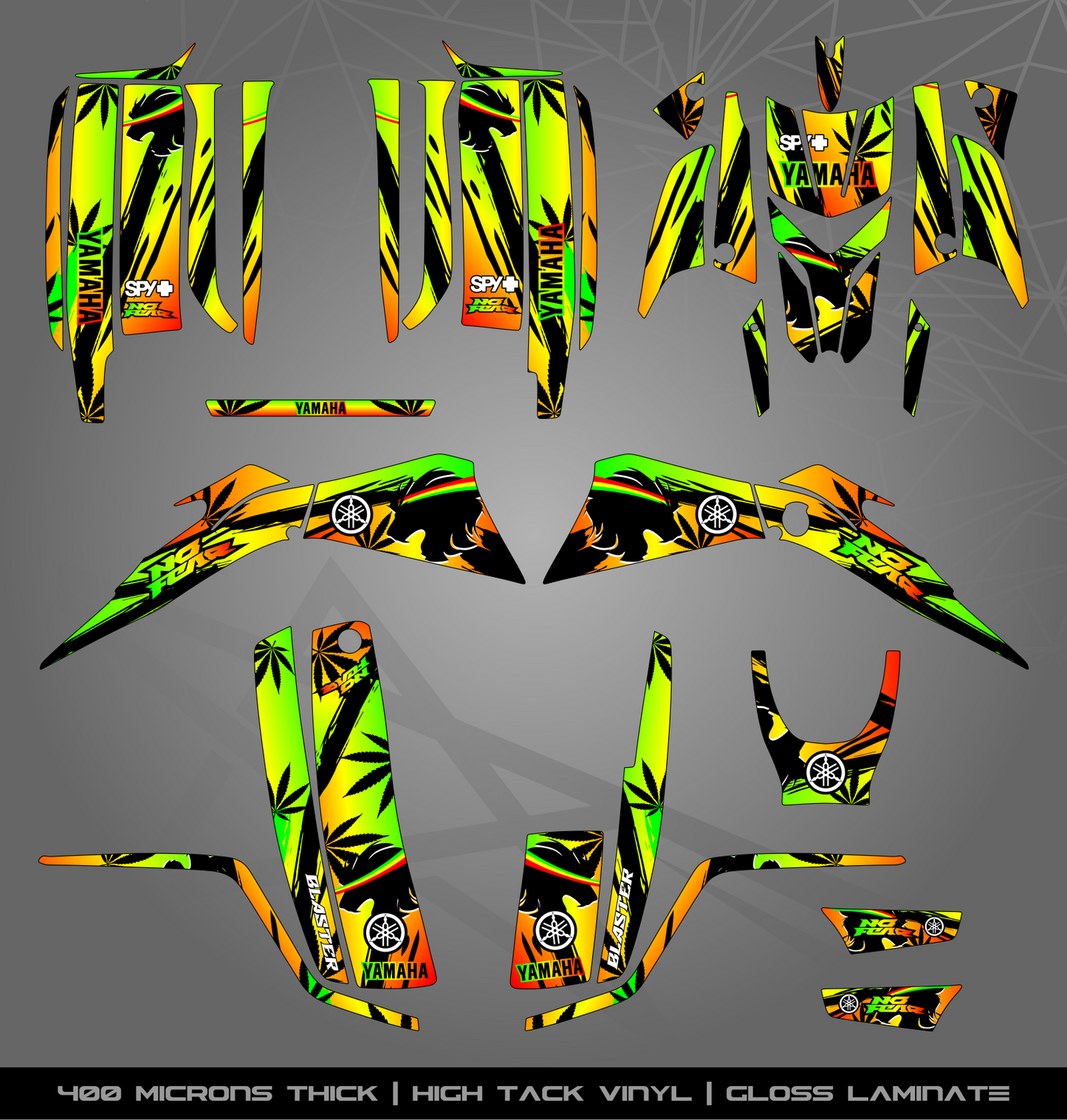Full Sticker Kit for Yamaha Blaster 200 (2003-2006)