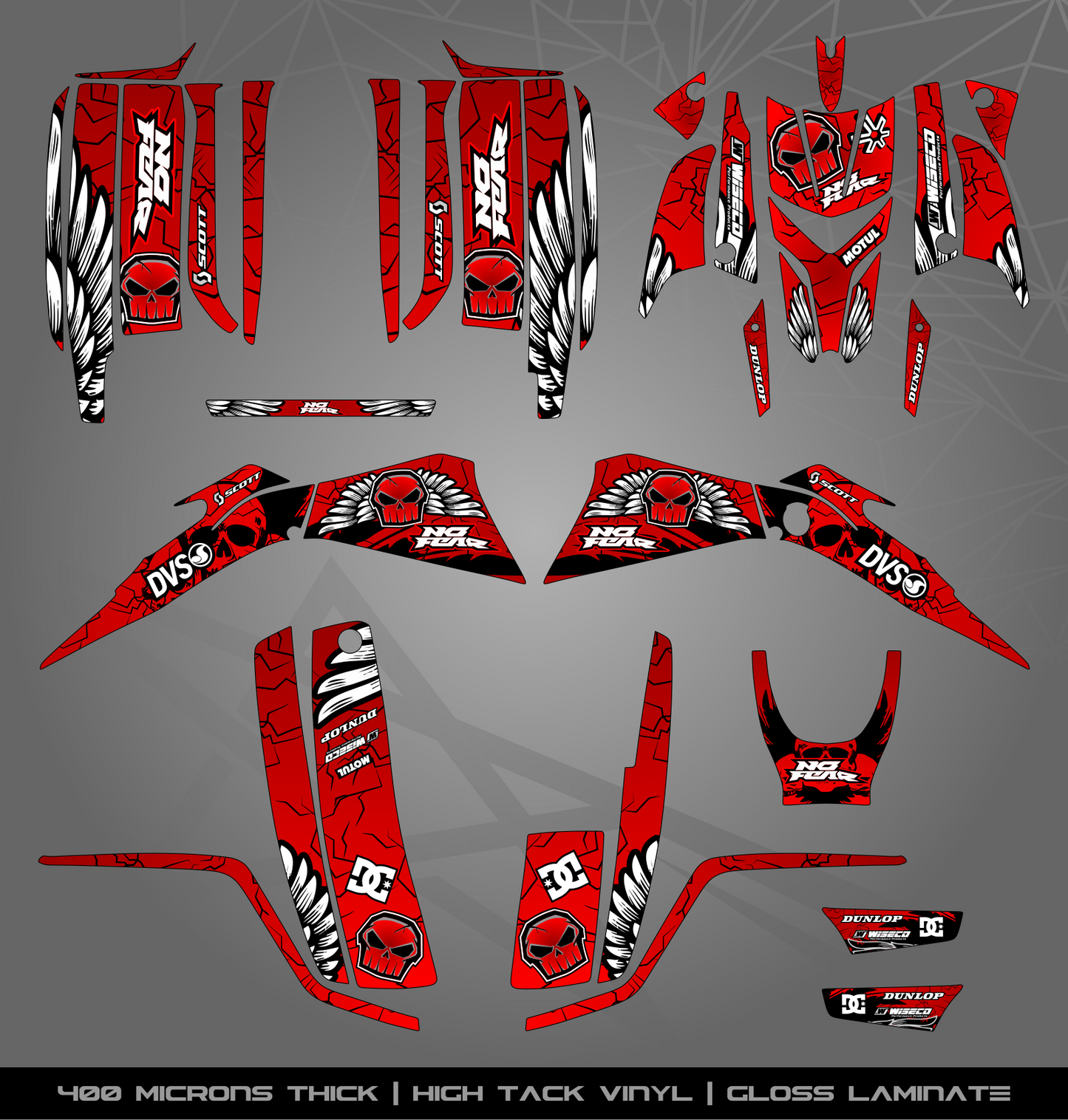 Full Sticker Kit for Yamaha Blaster 200 (2003-2006)