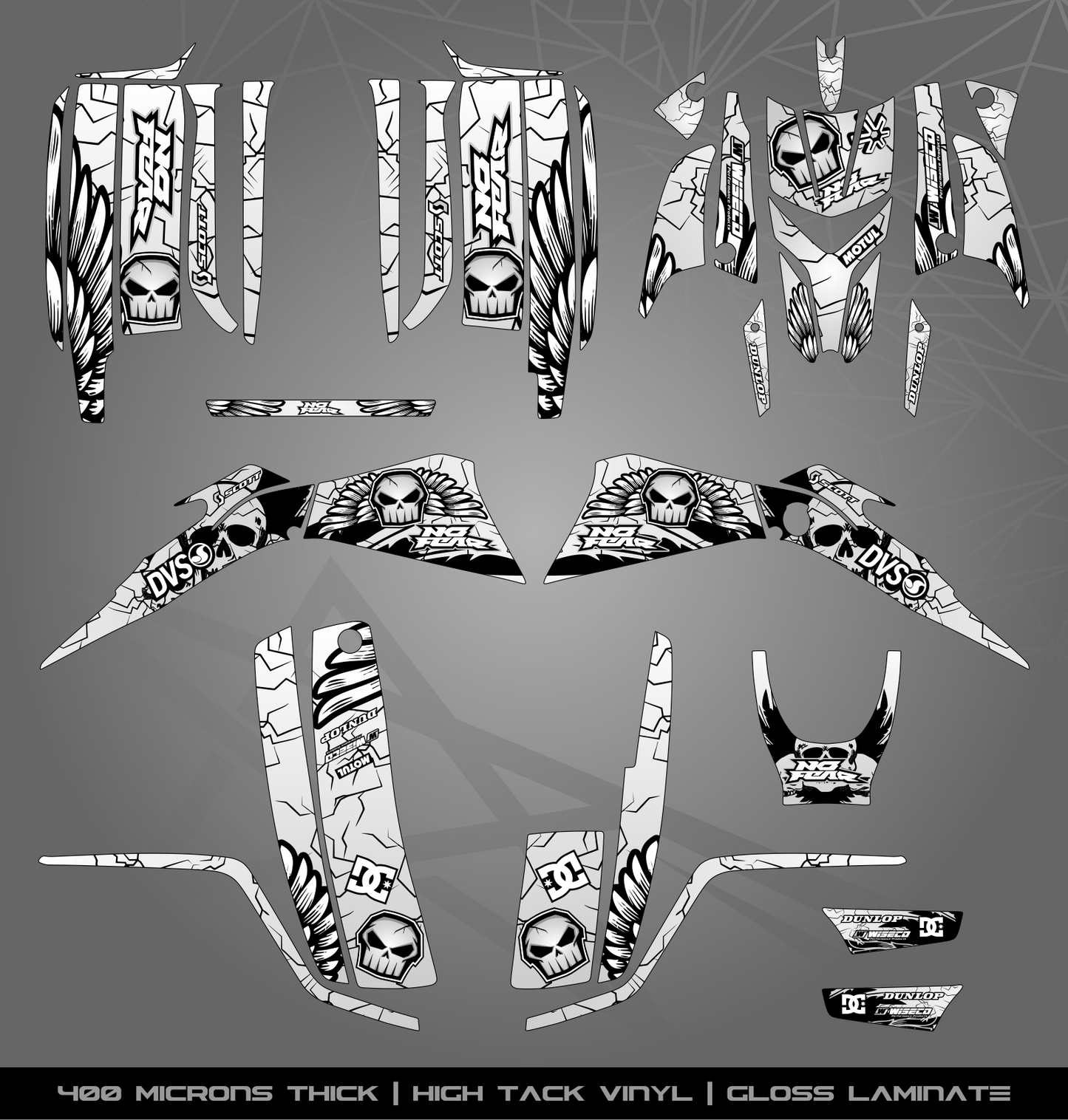 Full Sticker Kit for Yamaha Blaster 200 (2003-2006)