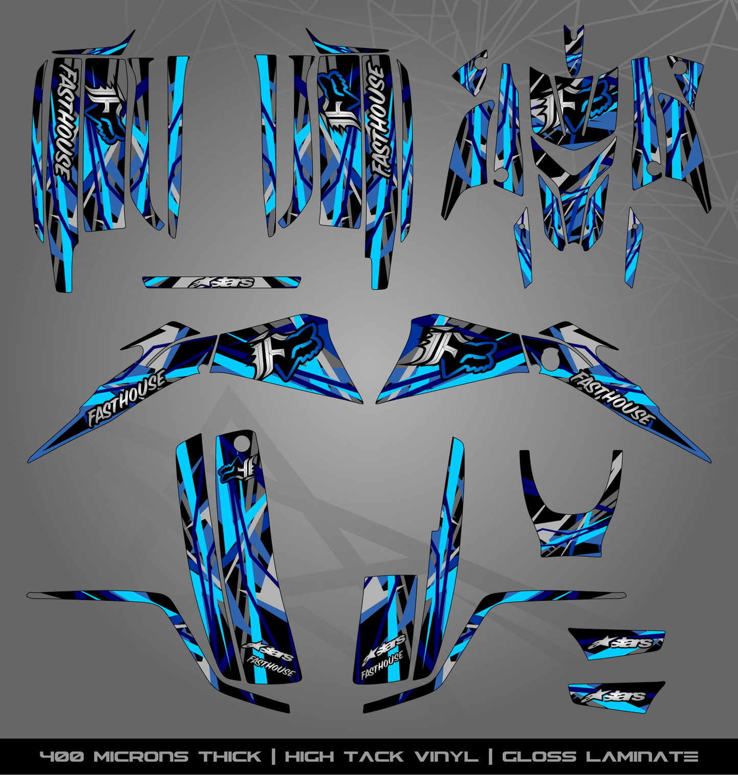 Full Sticker Kit for Yamaha Blaster 200 (2003-2006)