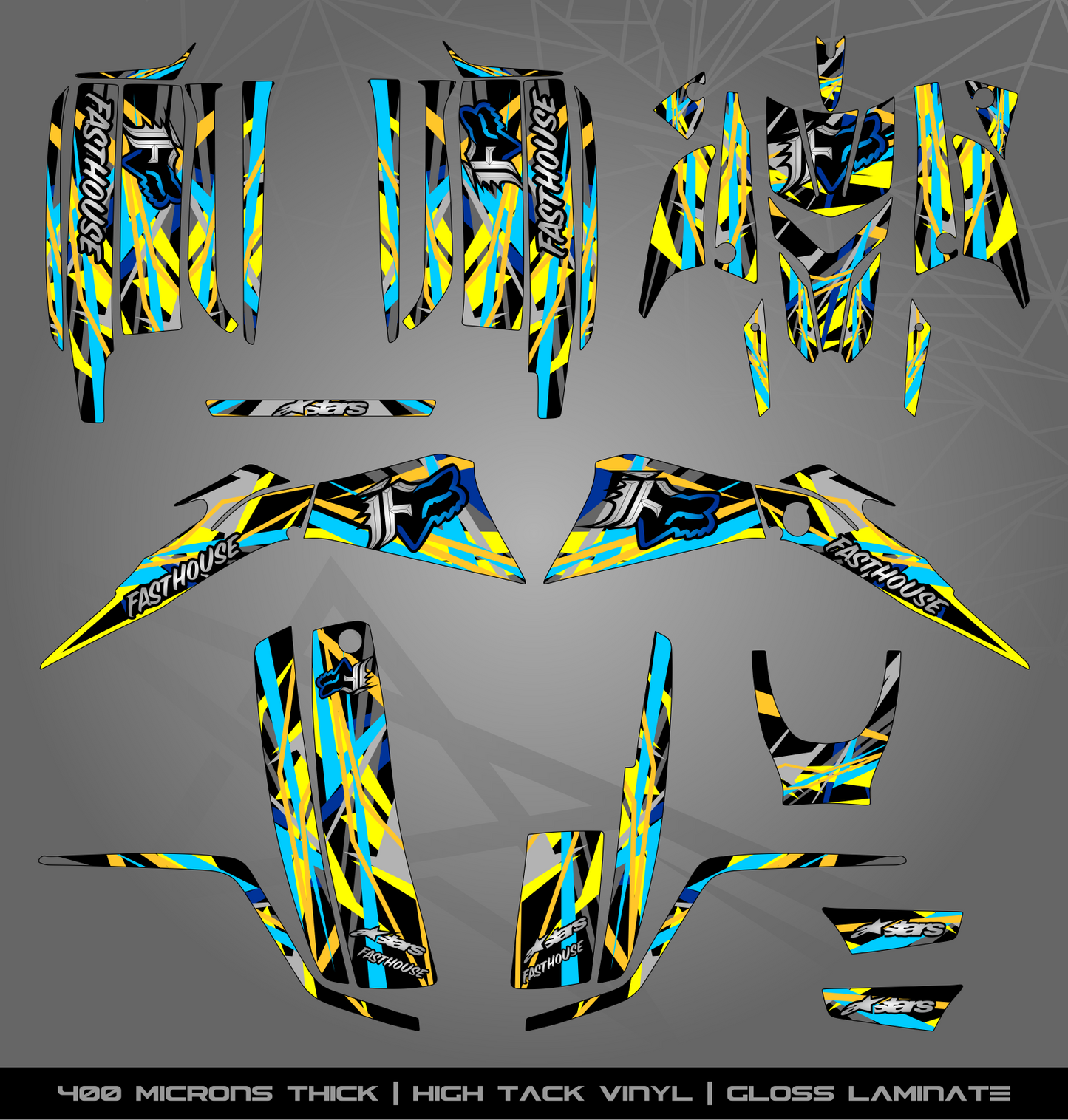 Full Sticker Kit for Yamaha Blaster 200 (2003-2006)