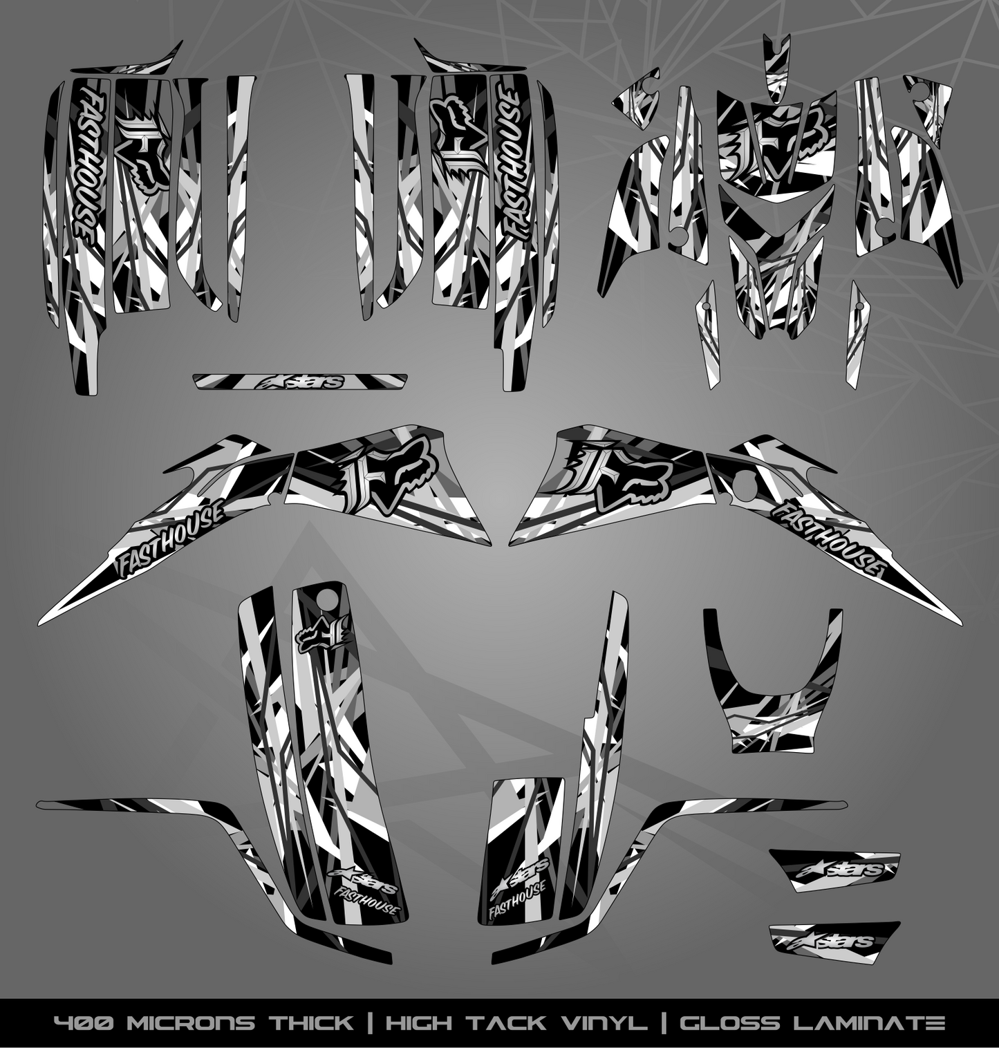 Full Sticker Kit for Yamaha Blaster 200 (2003-2006)