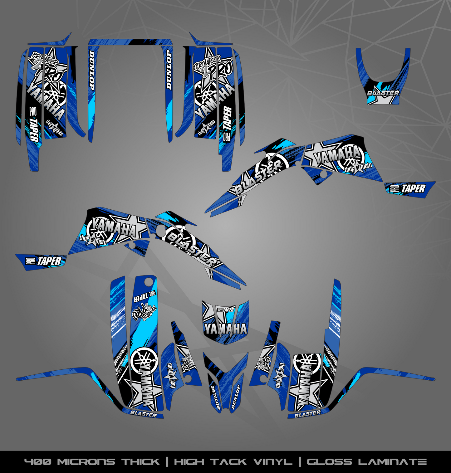 Full Sticker Kit for Yamaha Blaster 200 (2003-2006)