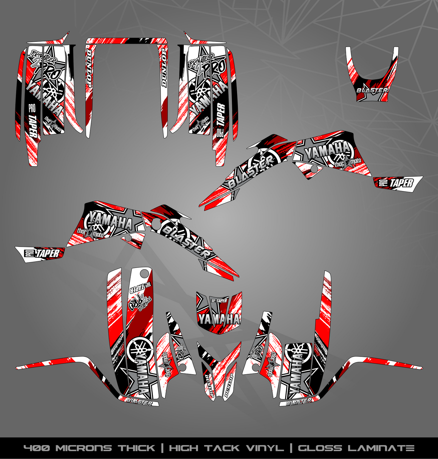 Full Sticker Kit for Yamaha Blaster 200 (2003-2006)