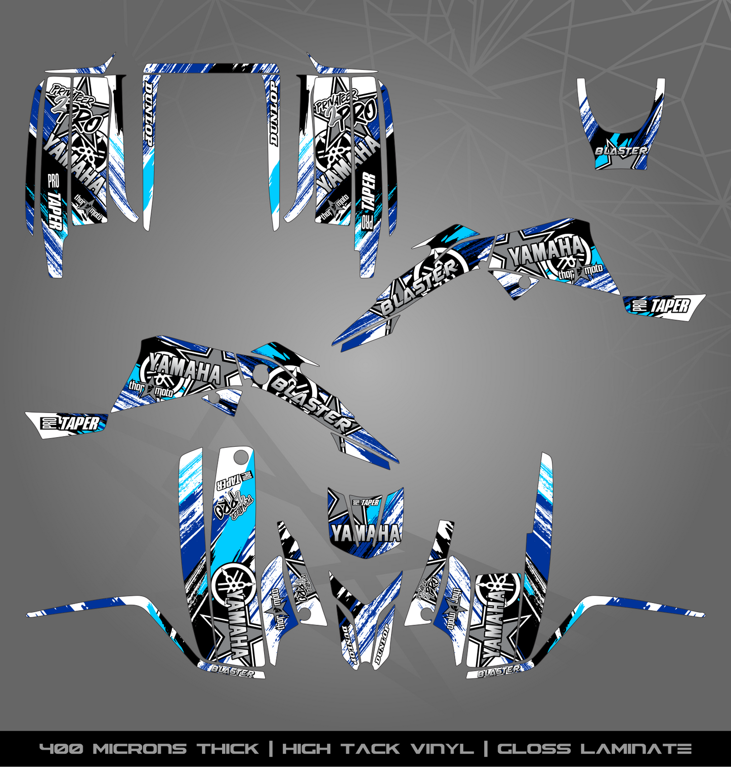 Full Sticker Kit for Yamaha Blaster 200 (2003-2006)