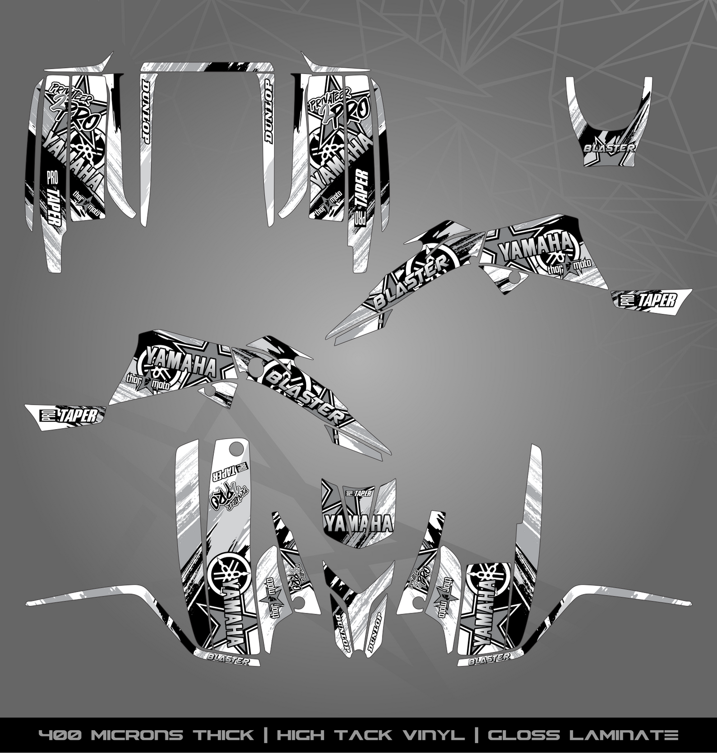 Full Sticker Kit for Yamaha Blaster 200 (2003-2006)