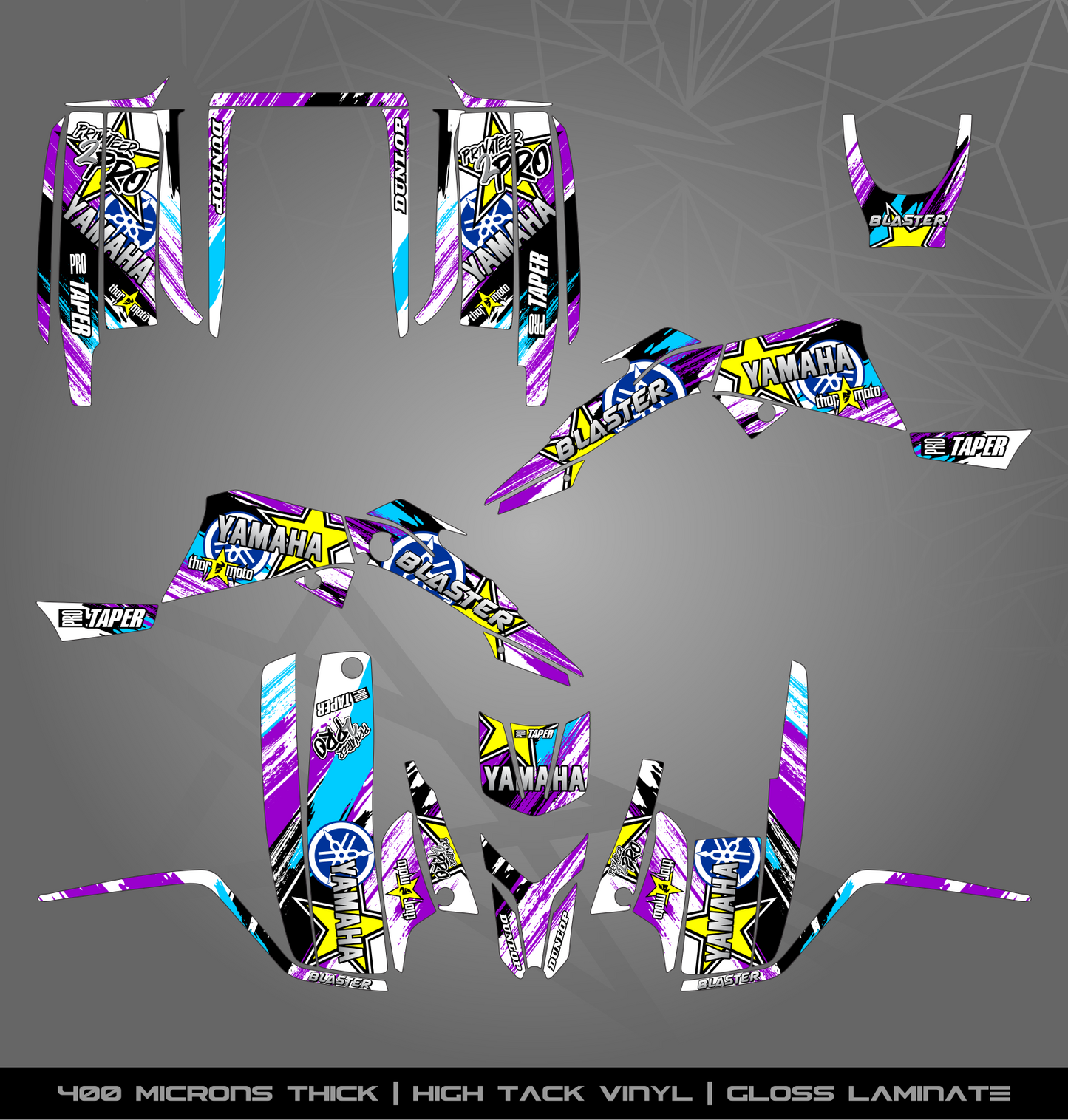 Full Sticker Kit for Yamaha Blaster 200 (2003-2006)