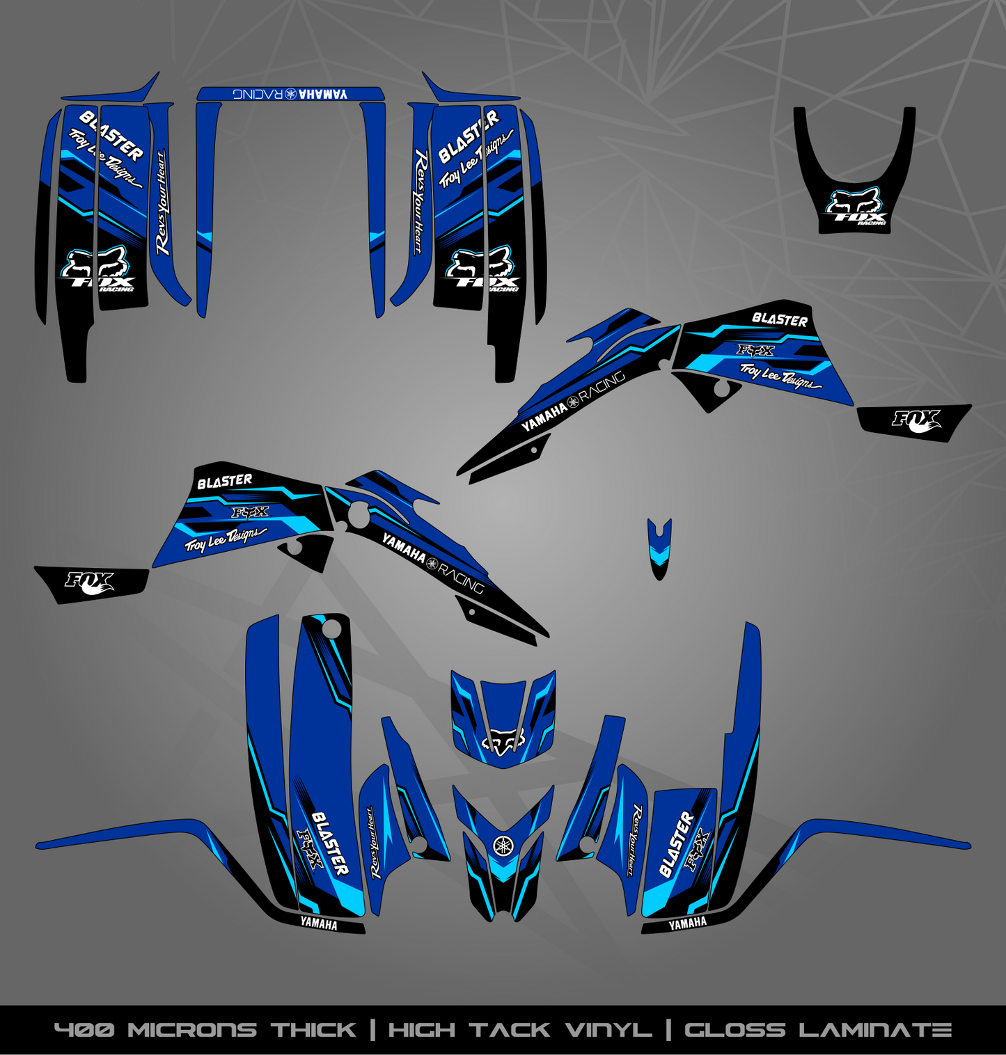 Full Sticker Kit for Yamaha Blaster 200 (2003-2006)