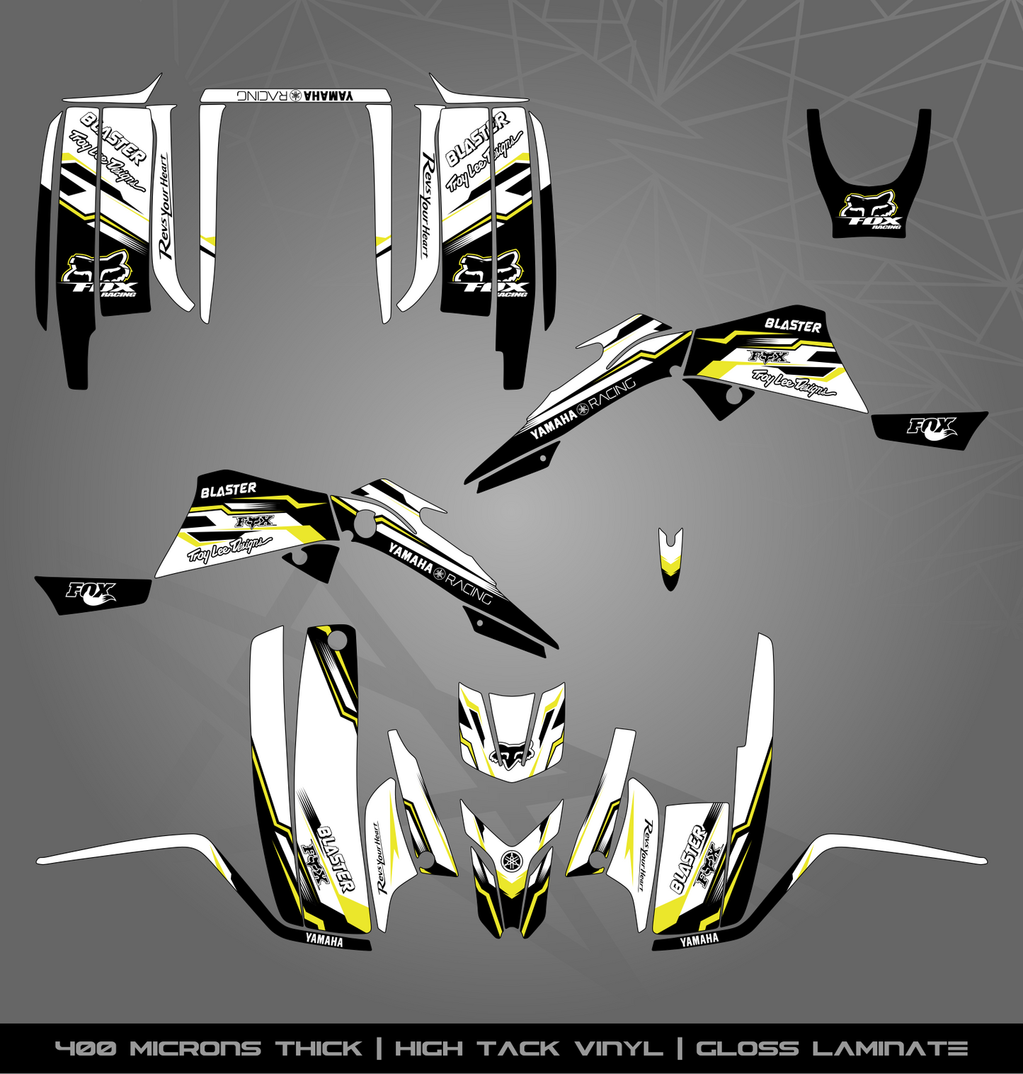 Full Sticker Kit for Yamaha Blaster 200 (2003-2006)