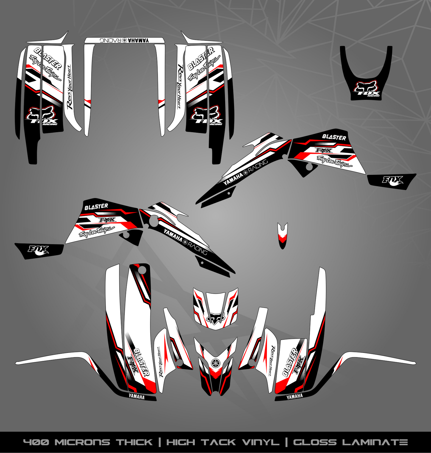 Full Sticker Kit for Yamaha Blaster 200 (2003-2006)